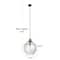 Hello Honey® Matte Black Oversized Geometric Glass Ceiling Light